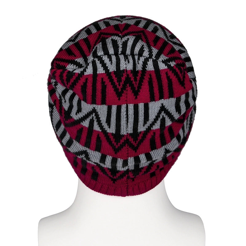 Men's Basic Retro Waves Eaveless Wool Cap