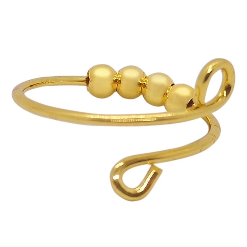 Fashion Round Stainless Steel Copper Rings 1 Piece