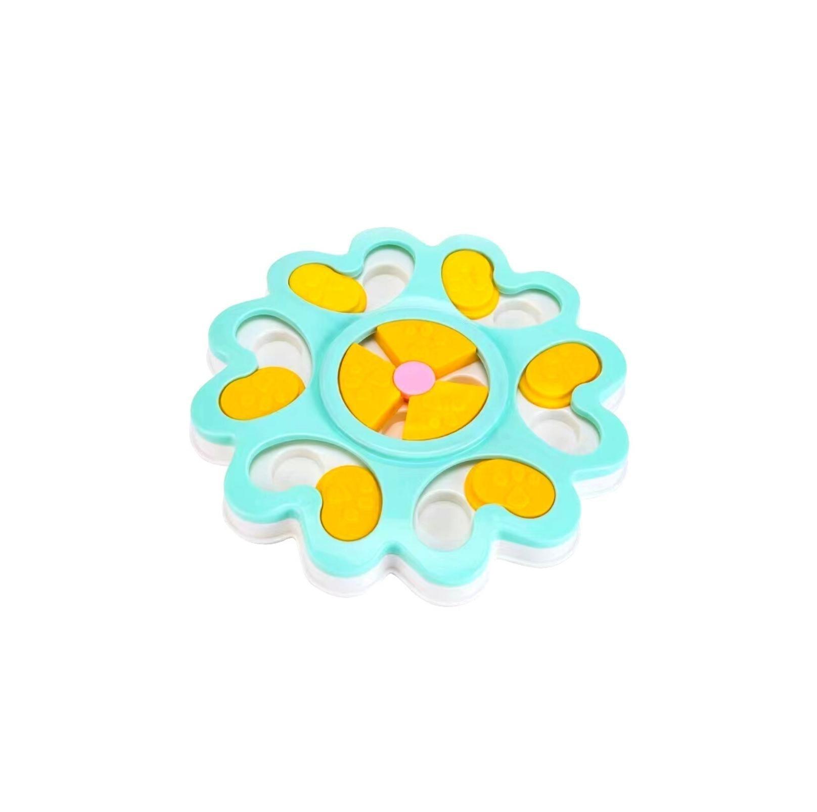 Round Pet Puzzle Toy for Slow Eating and Mental Stimulation