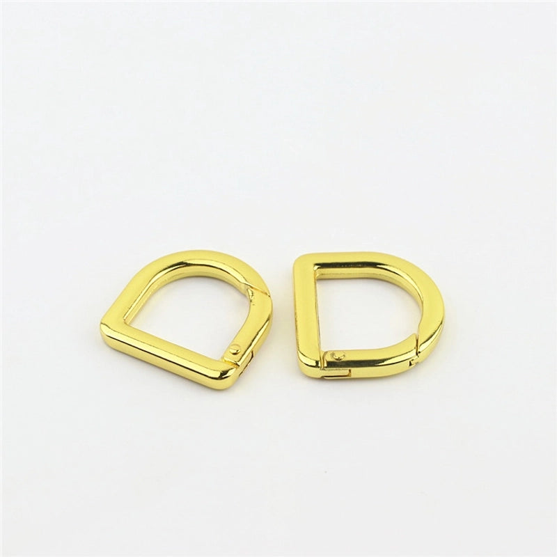 10 Pieces Zinc Alloy Solid Color Bag Hardware