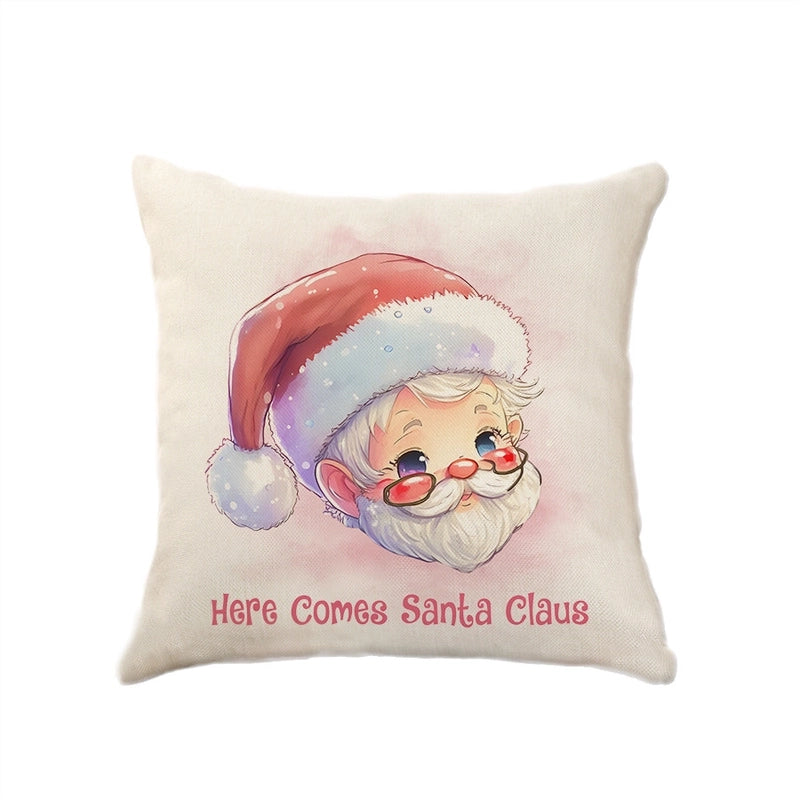 Christmas Vacation Letter Polyester Pillow Cases Couch & Sofa Decor