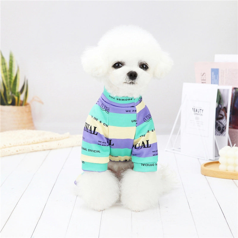 Dog Spring And Summer New  Home Clothes Teddy Bichon Small Dog Pajamas Four Legs Pet Home Clothes