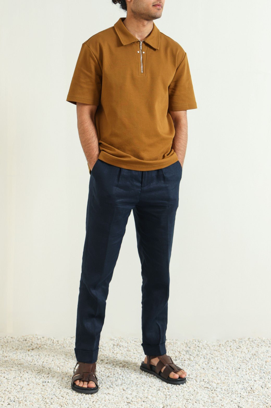 POLO SHIRT WITH ZIP