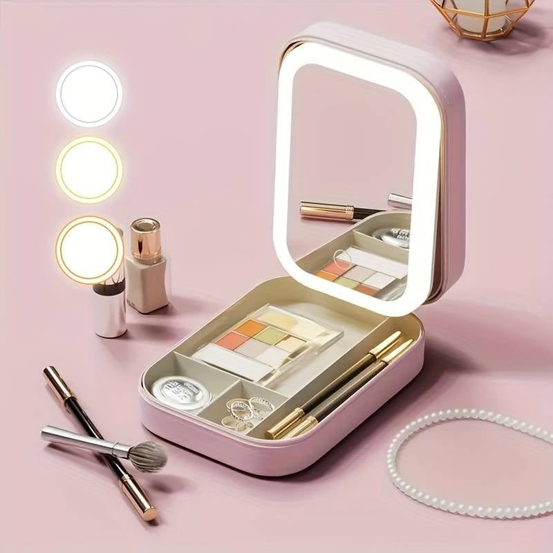 Portable Makeup Case With Light