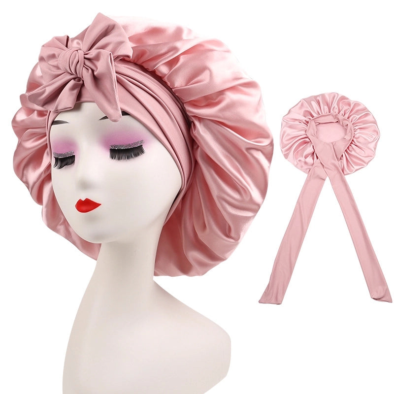 2 Pieces Women's Solid Color Solid Color Eaveless Hair Cap