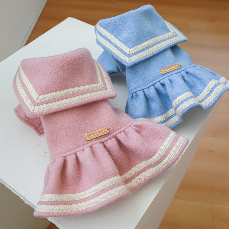 Cape Design Dog Cat Dress Coat