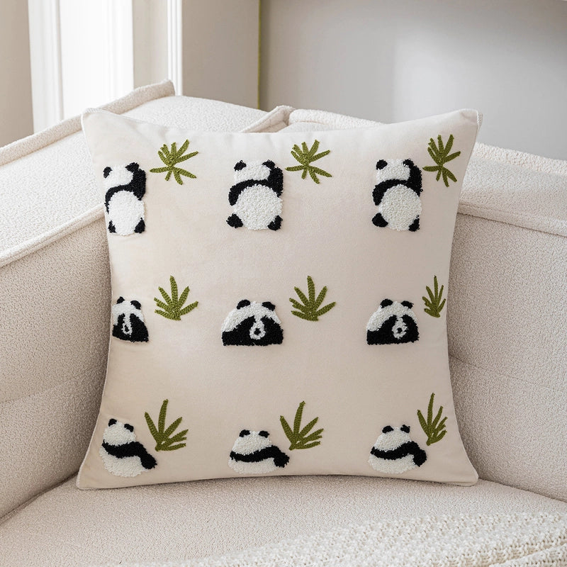 IG Style Panda Flower Watermelon Polyester Pillow Cases Couch & Sofa Decor