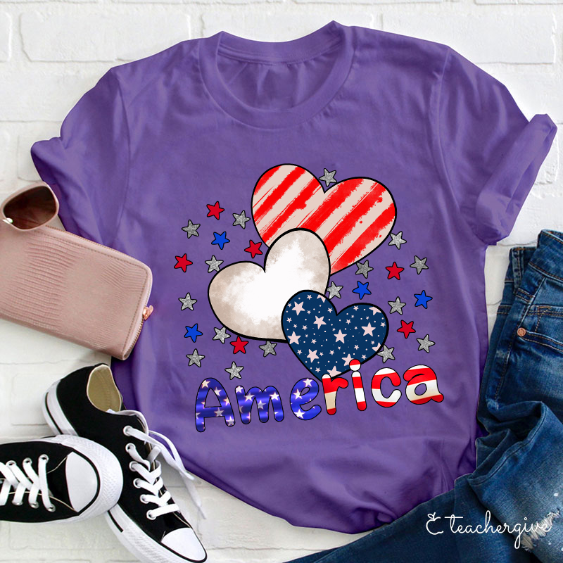 America Heart T-Shirt