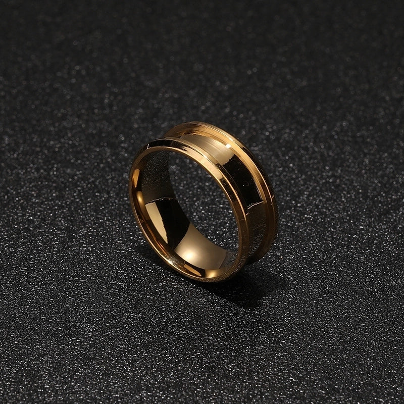 Minimalist Geometric Stainless Steel Rings