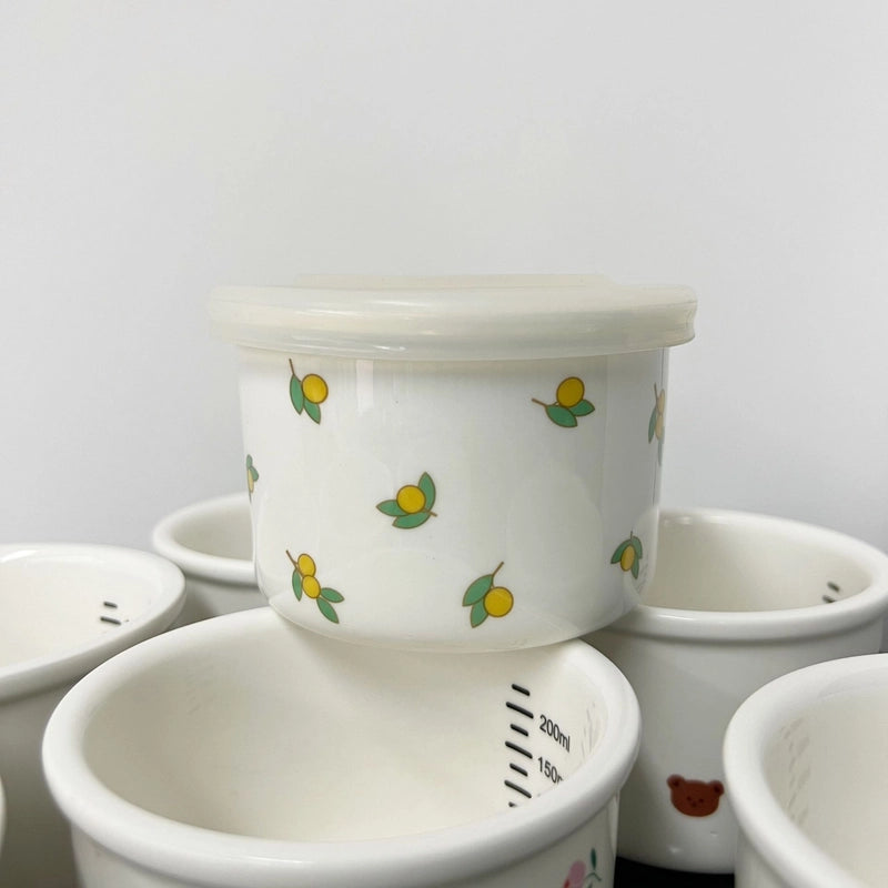 Ceramic Insulation Preservation Silicone Cover With Scale Tableware