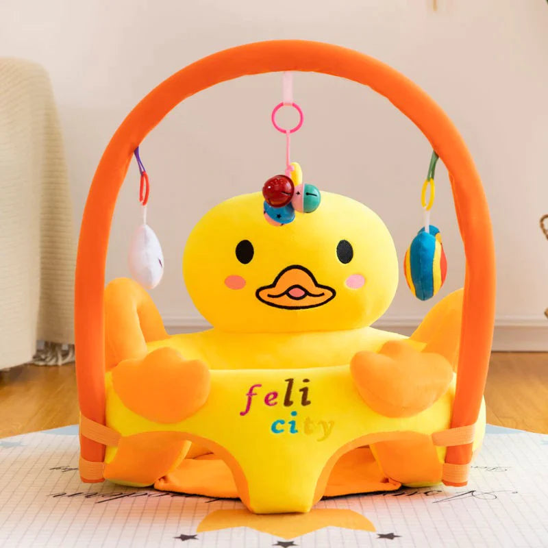 ANIMALS FACES SEAT WITH TOY BAR