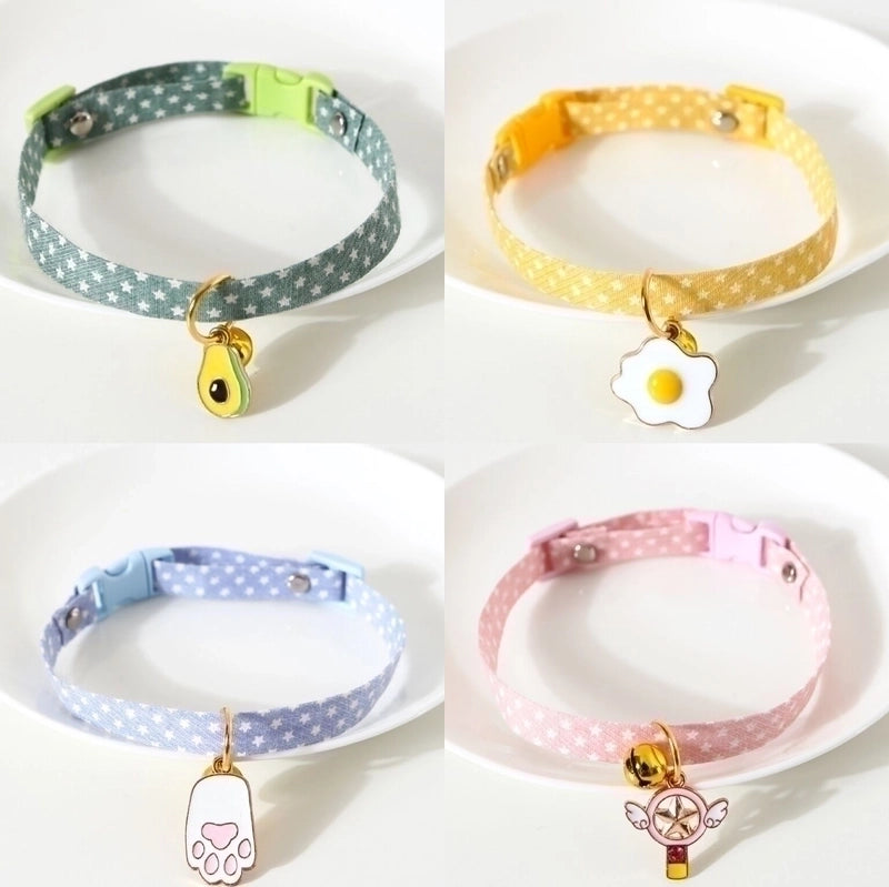 Pet Supplies Candy Color Avocado Pendant Cat Dog Collar