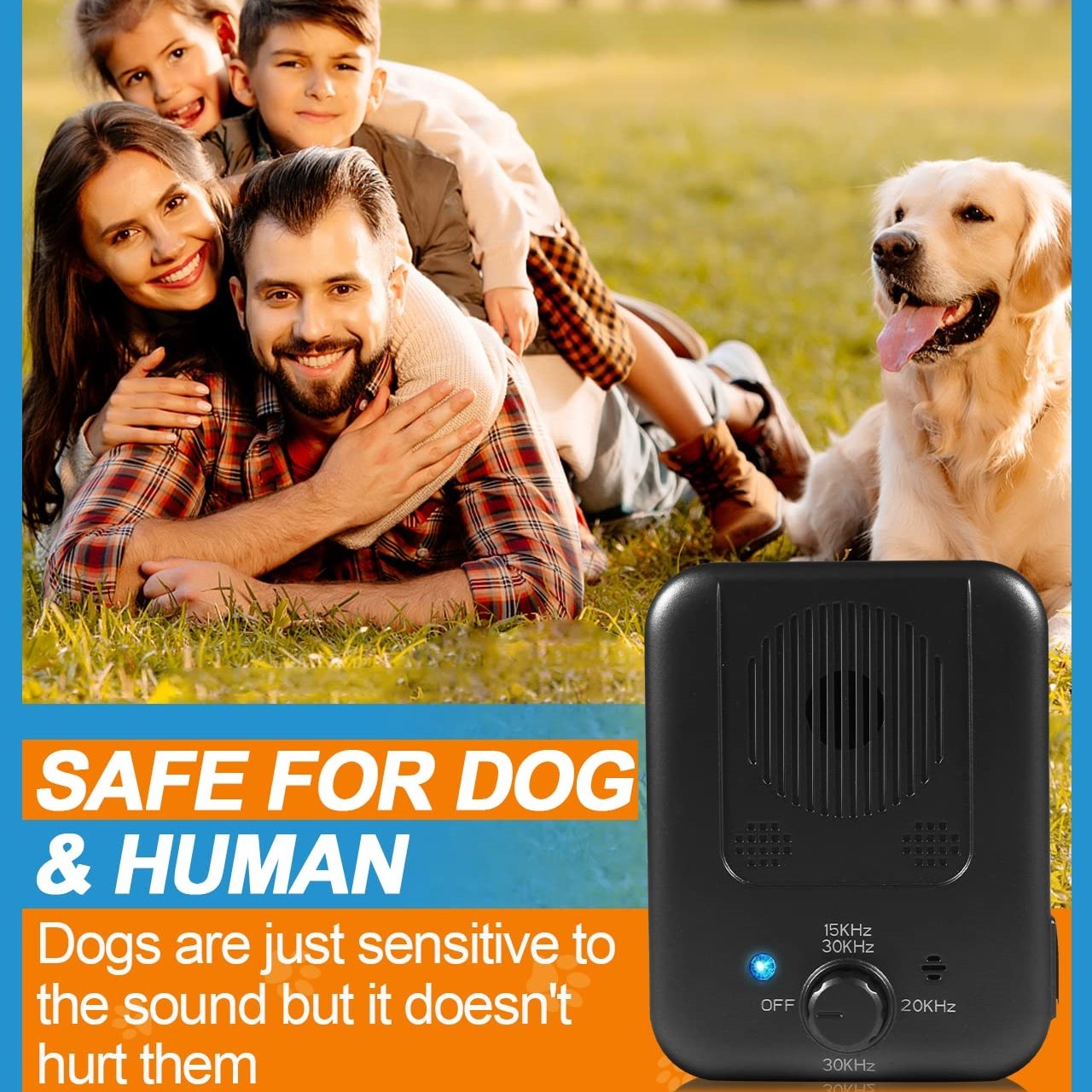 Ultrasonic Dog Barking Control Device (trains your dog not to bark)