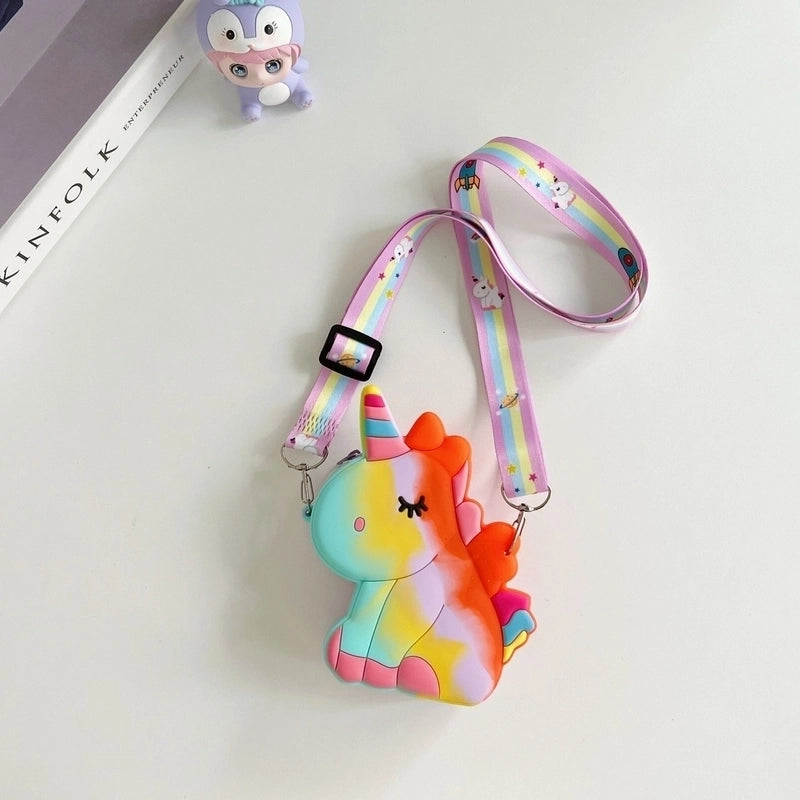 Kid's Silica Gel Zipper Kids Wallets