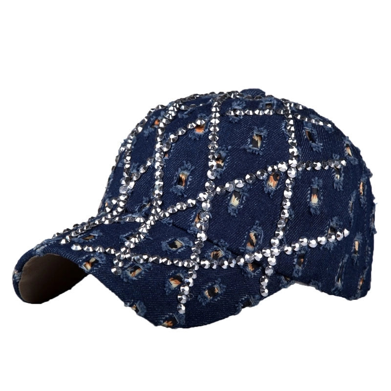 Women's Retro Solid Color Curved Eaves Baseball Cap