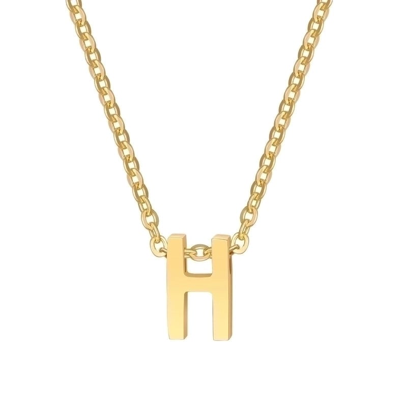 Minimalist Letter Stainless Steel Gold Plated Plating