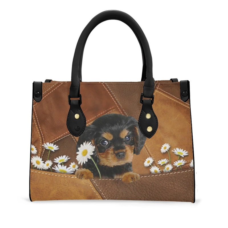 Women's Medium Pu Leather Customized Color Block Vintage Style Classic Style Square Zipper Handbag