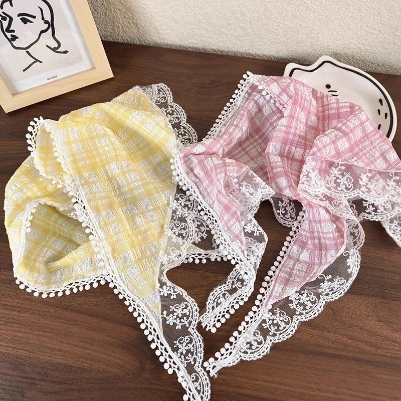 Women's Elegant Ethnic Style Pastoral Plaid Cloth Lace 1 Piece