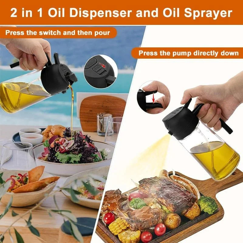 Oil Spray Oil Bottle Dispenser. Kitchen Gadgets.