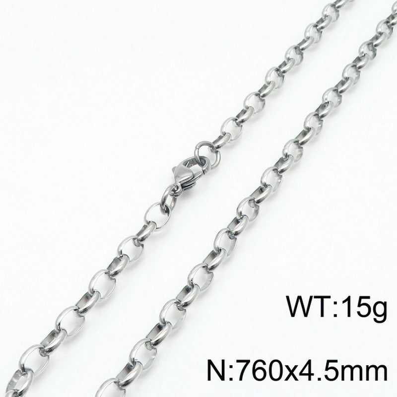 Fashion Geometric Titanium Steel 18K Gold Plated Bracelets In Bulk