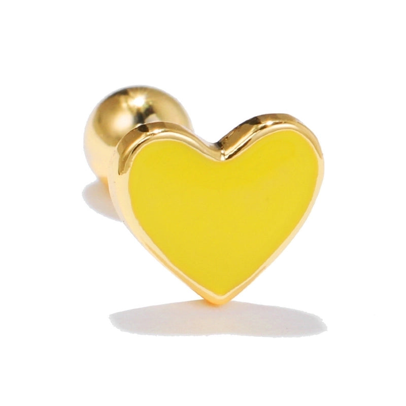 Ear Cartilage Rings & Studs Minimalist Star Brass No Inlaid