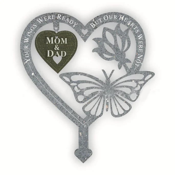 ❤️Handmade Memorial Gift Butterfly Ornament Garden Plaque