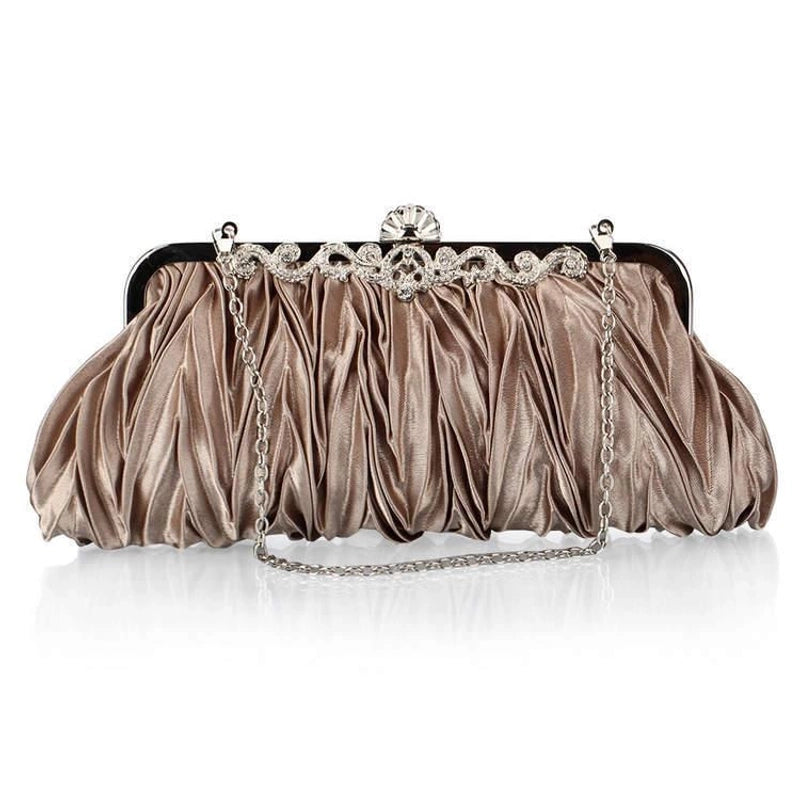 White Red Purple Solid Color Square Evening Bags