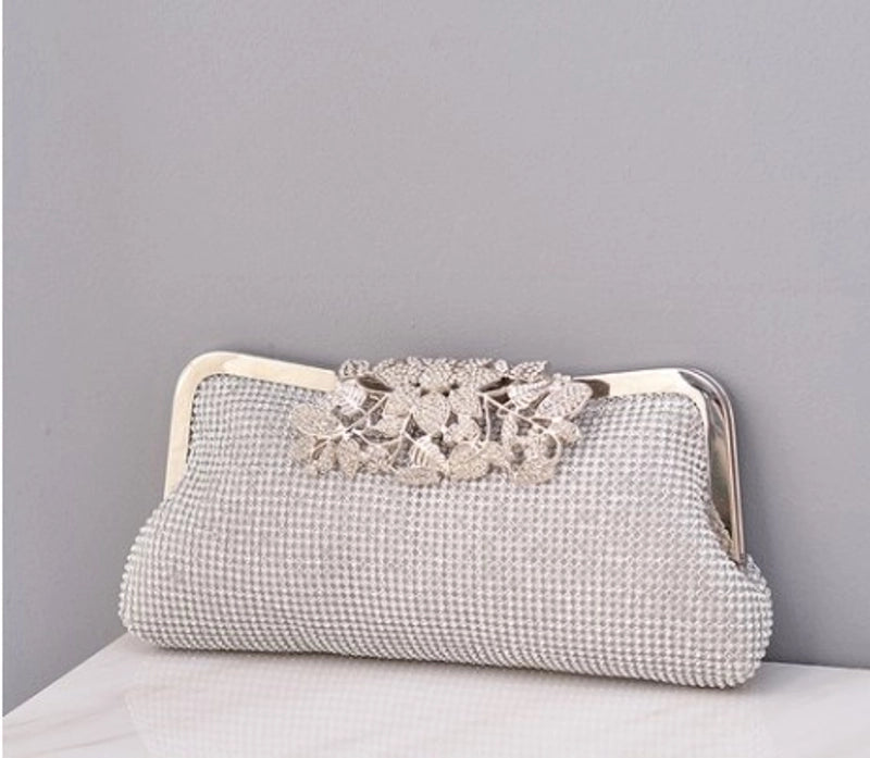 Pu Leather Solid Color Square Evening Bags