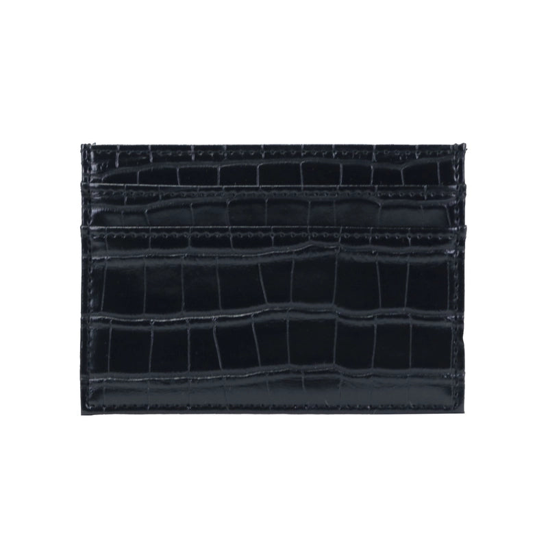 Unisex Solid Color Pu Leather Open Card Holders
