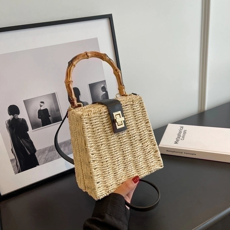 Women's Small Spring&summer Straw Vintage Style Handbag