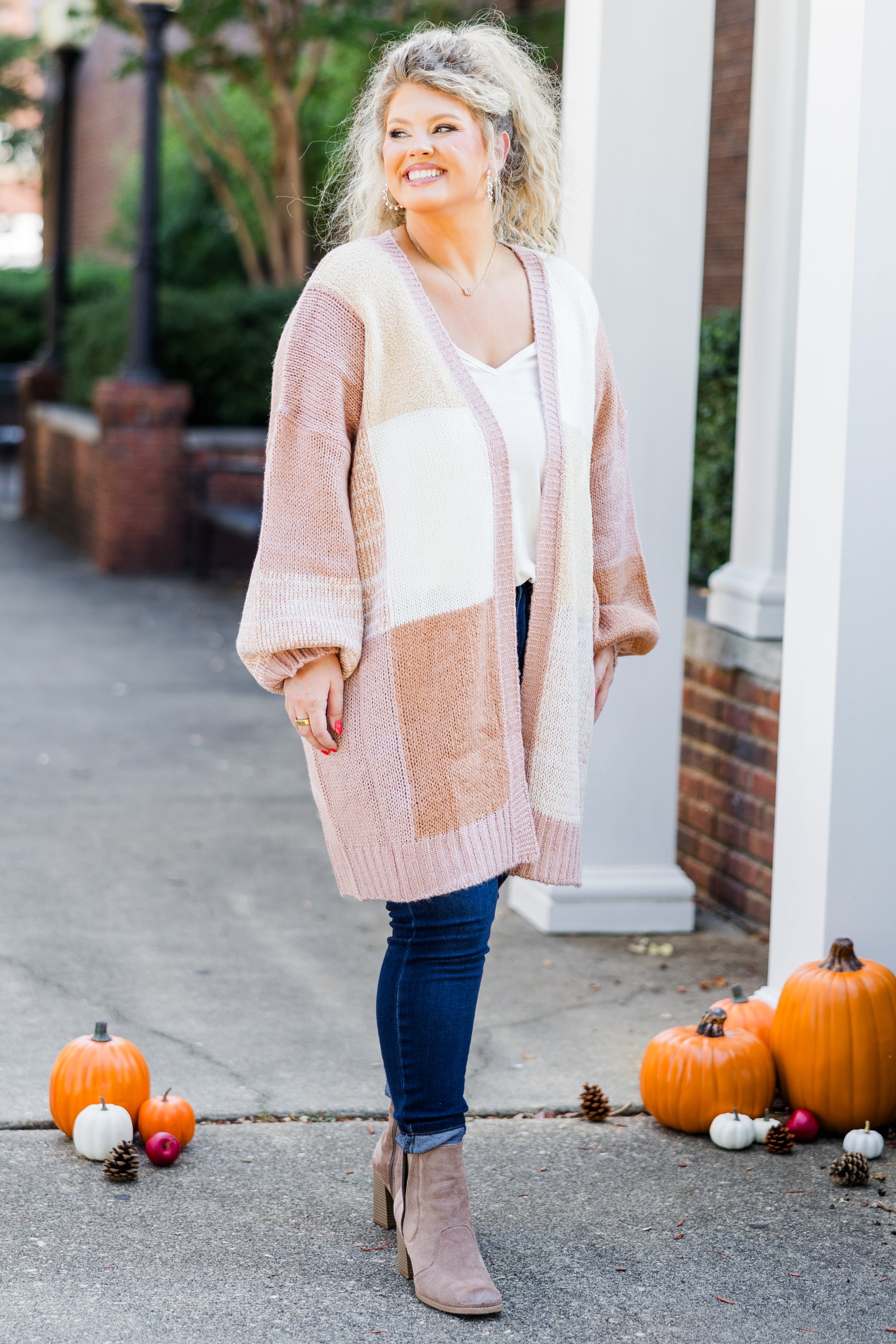 Cinnamon Spice Cardigan. Multi