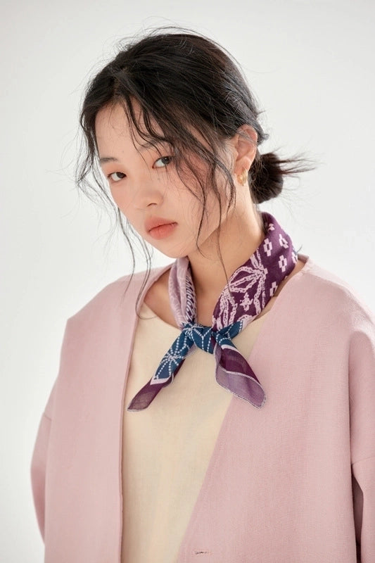 Women's Elegant Sweet Pastoral Printing Cotton Blend Printing Silk Scarf