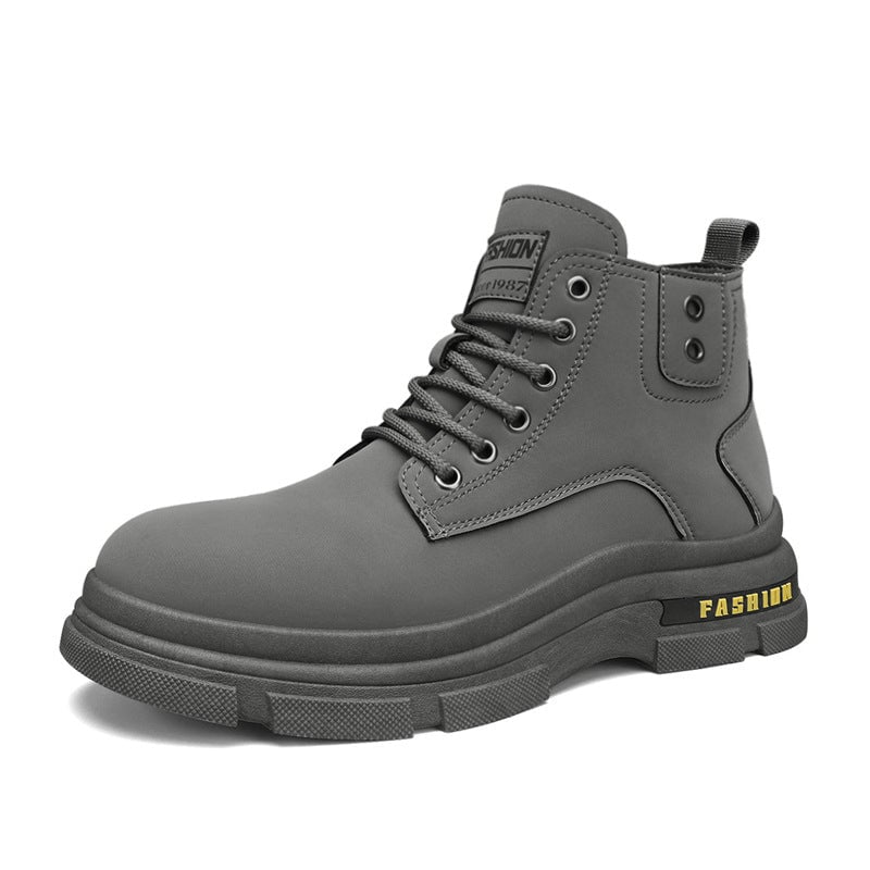 Men's High-top Lace-up Thick-soled Martin Boots