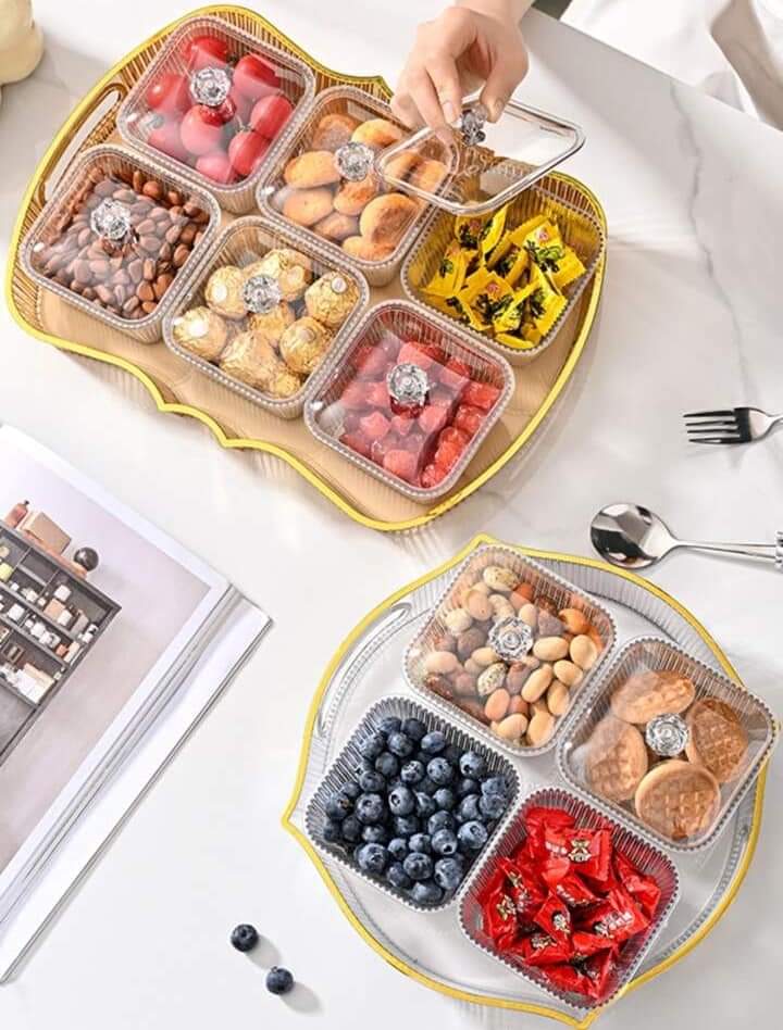 DRY FRUIT TRAY WITH SERVING PLATTER