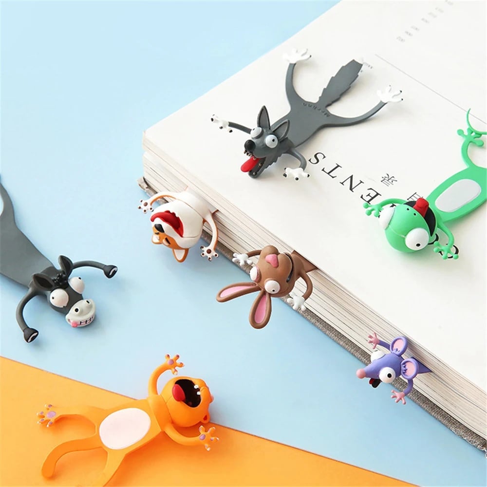 😹2024 New 3D wacky bookmarks make reading more fun