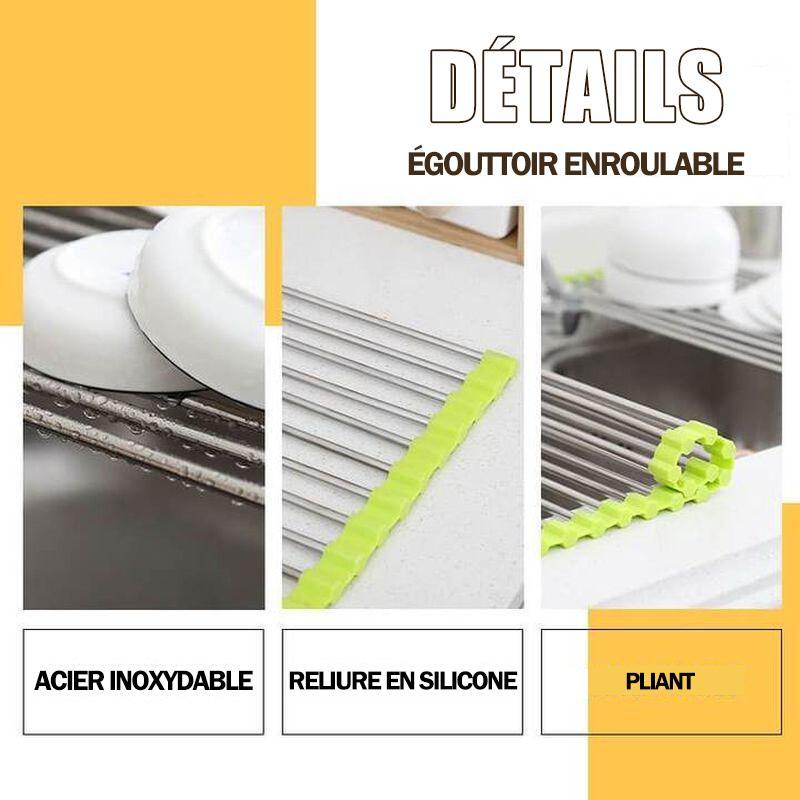 Égouttoir à rouleaux magiques