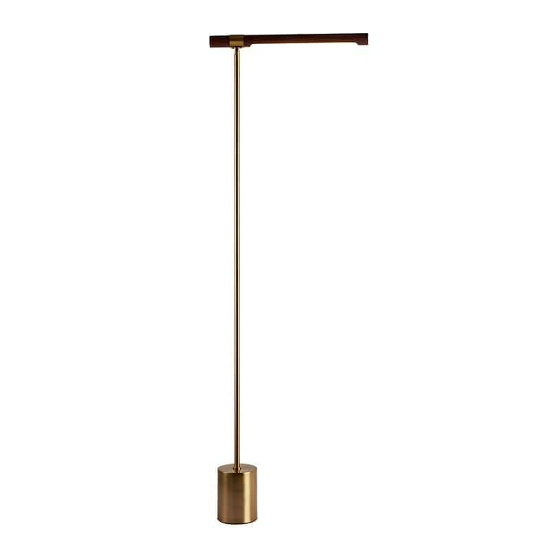 Halden | Wooden Finish Modern Floor Lamp