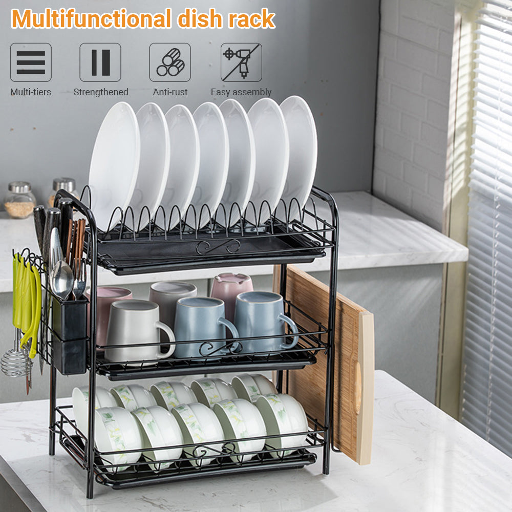 3 TIER DISH DRYING RACK