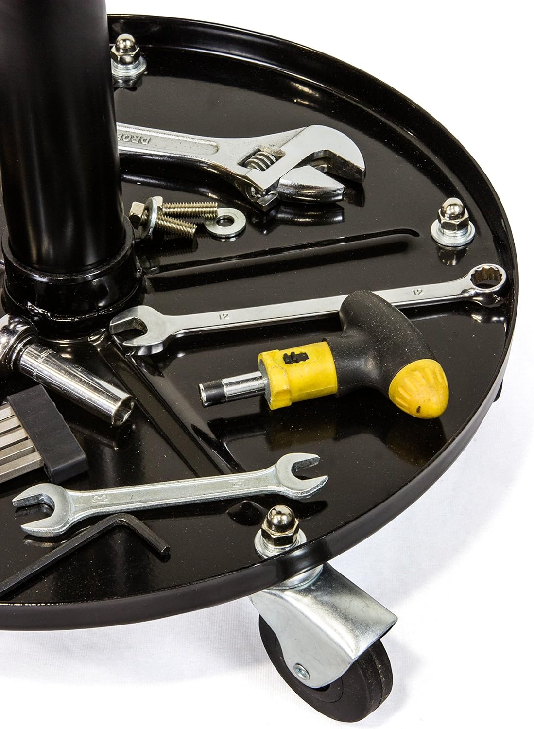 300-Pound Capacity Pneumatic Rolling Mechanic Stool