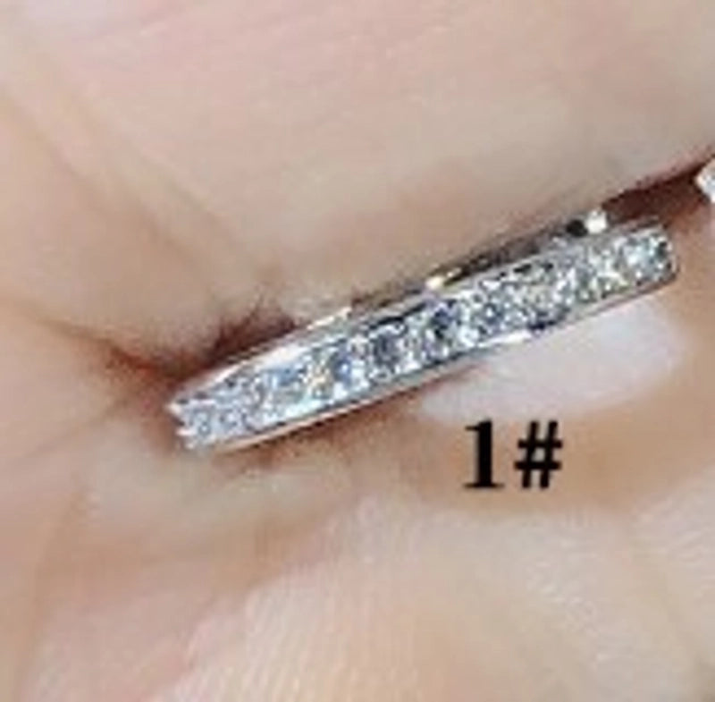 1 Piece Minimalist Solid Color Plating Inlay Copper Zircon Ear Cuffs
