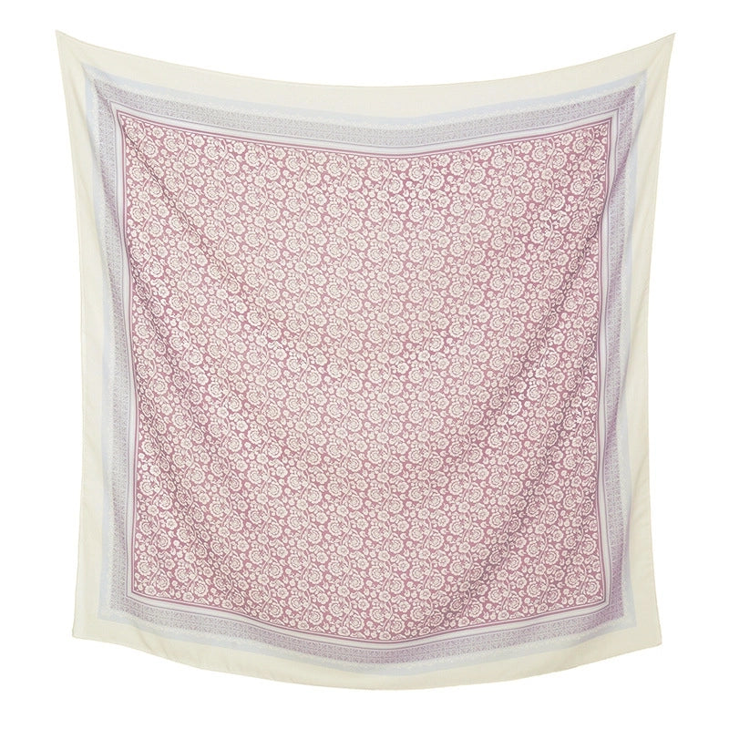 Women's Sweet Flower Polyester Kerchief