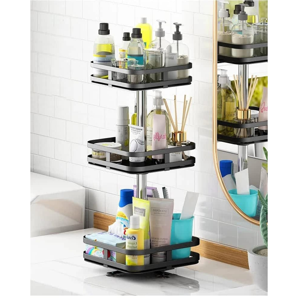 Creative Rotatable Metal Storage Rack