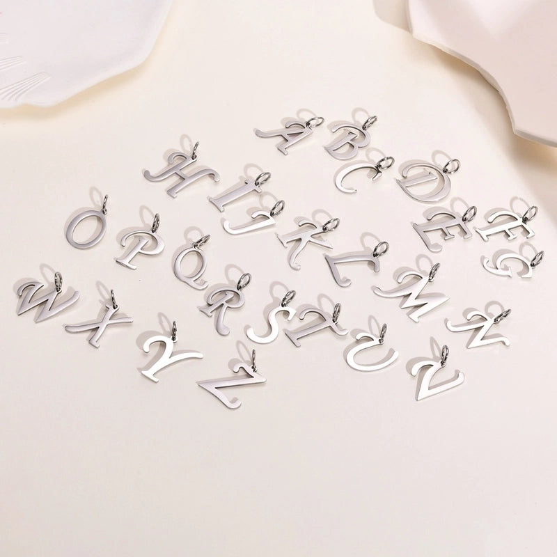 Minimalist Letter 201 Stainless Steel Gold Plated Plating Stainless Steel Necklaces