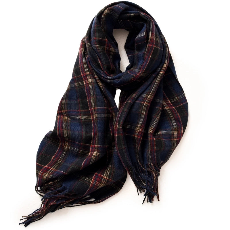 Women's Casual Streetwear Plaid Polyester Scarf