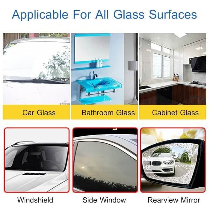 (🔥BUY 2 GET 1 FREE)  -  Car Glass Oil Film Cleaner