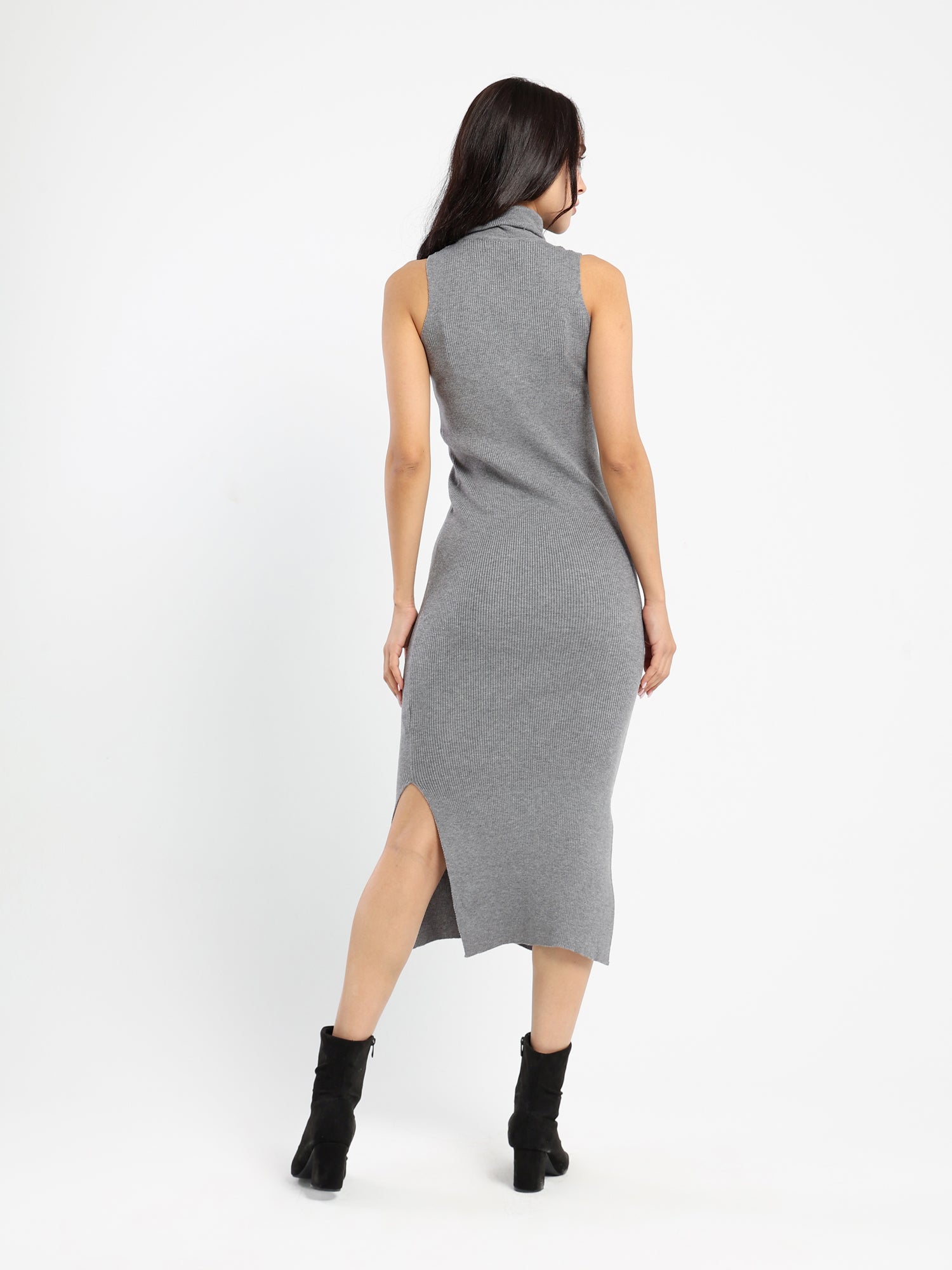 Solid Long Dress