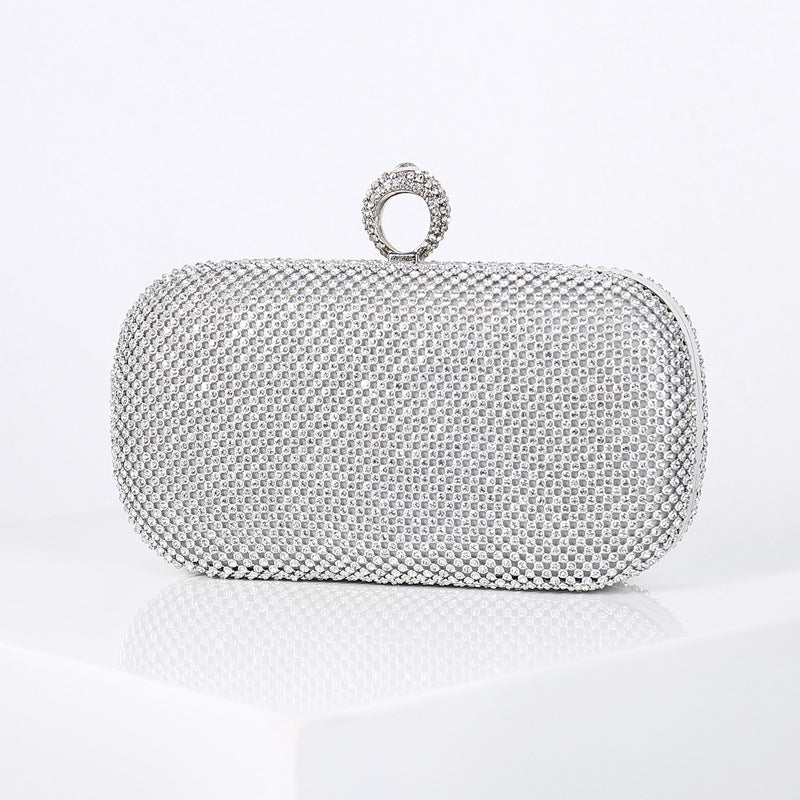 Shiny Ring Diamond PC+ABS Evening Clutch