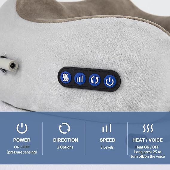 U Shaped Massage Pillow.  Neck Massager Travel Pillow