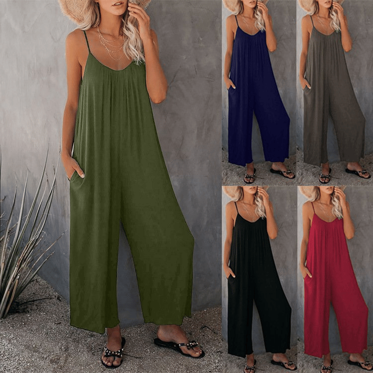 New Ultimate Flowy Jumpsuit with Pockets