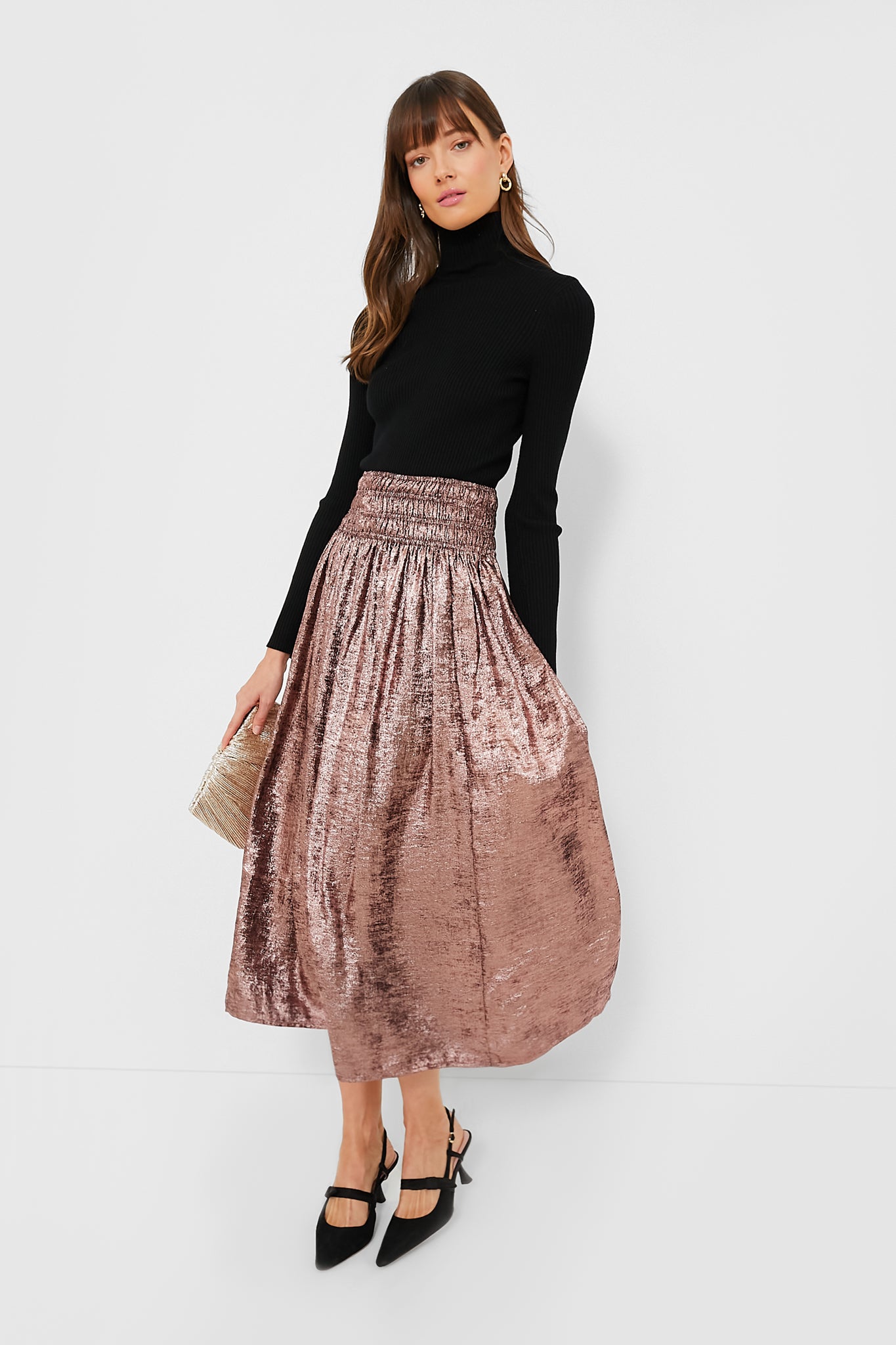 Rose Gold The Viola Skirt